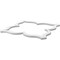 Ekena Millwork 66 56W x 66 56H x 1T Large May Decorative Fretwork Ceiling Panels in Architectural Grade PVC CELP67X6703MAY - alternate 2